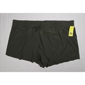 All In Motion Woven Olive Green Shorts 4X
